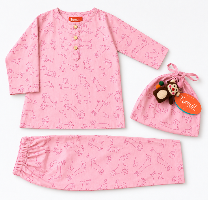 Soft Pink Dogs